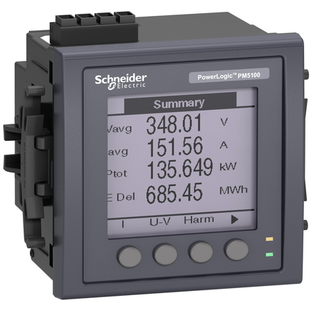 Schneider Pm5100 contor putere fara moddbus - pana la 15th h - 1do 33 alarme - incastrat