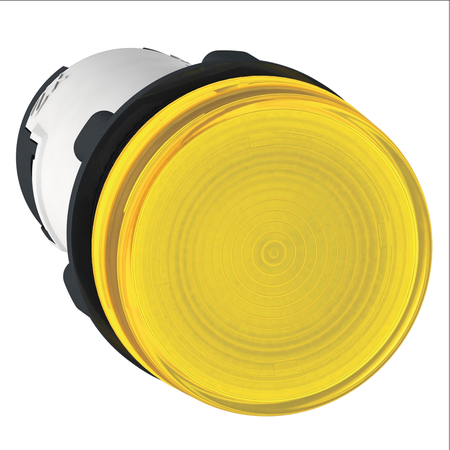 Lampa Pilot Rotunda Ø 22 - Galbena - Ba 9S - = 250 V - Borne Clema-Surub