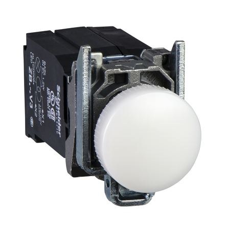 Lampa alba completa Ø22 lentile plate cu led integral 400v
