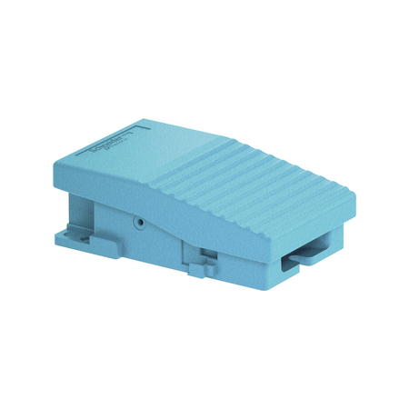 Schneider Comutator picior simplu - ip66 -fara capac -metalic -albastru - 1 nc + 1 no