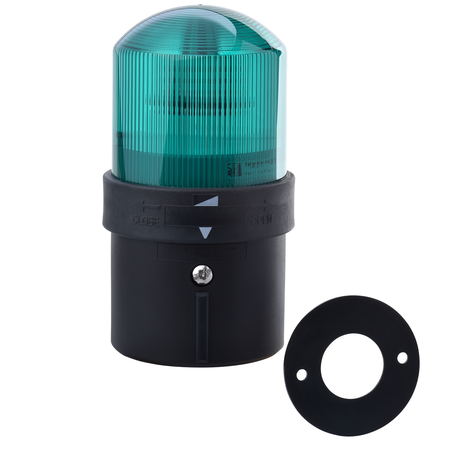 Girofar cu aprind. cont. verde xvb -led integral - 230 v c.a. - ip 65