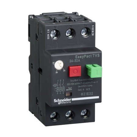 motor circuit breaker GZ1 - 3 poles 3d - 24..32A - thermomagnetic trip unit