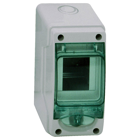 Mini-carcasa aparenta kaedra - ip 65 - 1 x 3 module - usa transparenta