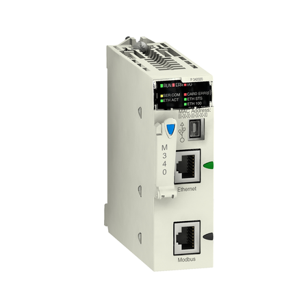 Modul procesor m340 - max 1024 i/o digitale + 256 analogice - modbus - ethernet