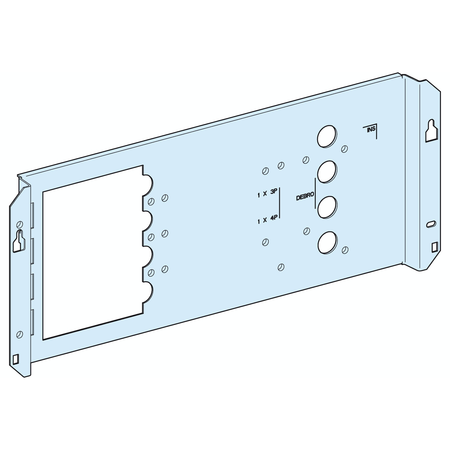 Prisma Plus-G Sistem- Placa De Mont. Pt. Nsx250 Fix Orizontal - Motor - Maner