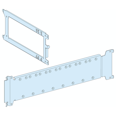 Prisma Plus-P Sistem- Placa De Mont. Pentru Isft100 Vertical - 3P