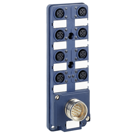 Caseta Deriv. Pasiva Ip67 - Conector M23 - Cu Conector M12 Cu 8 Canale - Led