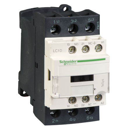 Tesys D contactor - 3P(3 NO) - AC-3 - 440 V 25 A - 24 V DC bobina