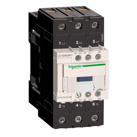 Tesys D contactor - 3P(3 NO) - AC-3 - 440 V 40 A - 230 V AC 50/60 Hz bobina