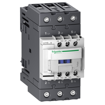 Tesys D contactor - 3P(3 NO) - AC-3 - 440 V 65 A - 24 V DC bobina standard