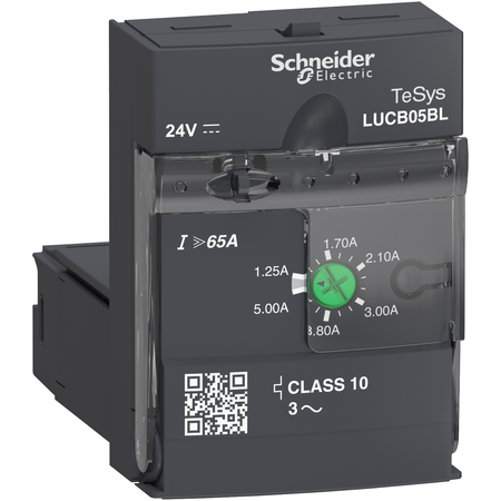 Schneider Unitate de cda av. lucb - clasa 10 - 1,25...5 a - 24 v c.c.