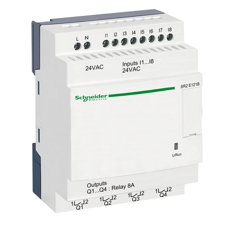 Zelio Logic - releu intelig. comp. - 12 intr / ies 24Vac - ceas - afis.SS