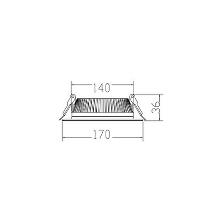 Spot BULKHEAD ELIPS 20W WHITE 6500K