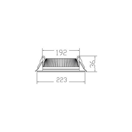 Spot BULKHEAD ROUND 18W WHITE 3000K