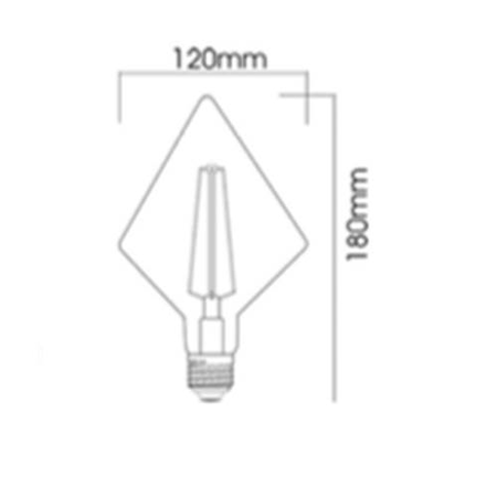 Sursa de iluminat, bec FILAMENT DM110 4W E27 ADVANCE 2200K