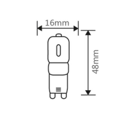 Sursa de iluminat, bec g9 dİmmable 3w advance 6500k