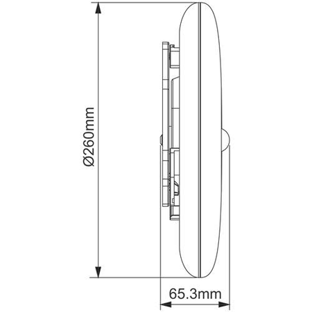 Corp de iluminat pentru tavan JADE SENSOR 18W 6500K