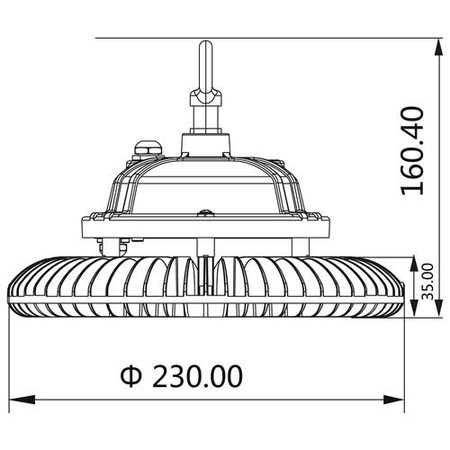 Corp de iluminat HIBAY SP 100W 6000K