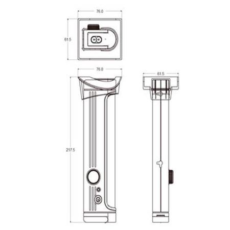 Lanterna reincarcabila LN010 3W SMD 6500K