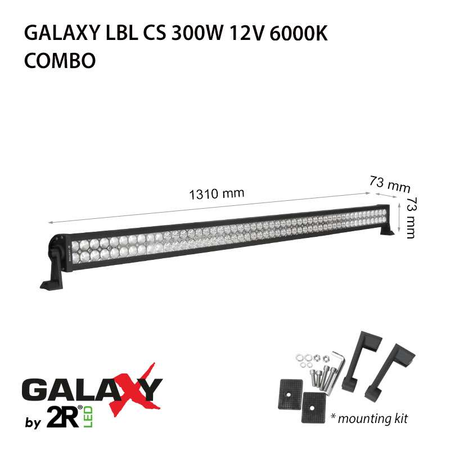 Proiector bara LED GALAXY LBL CS 300W 12/24V 6000K