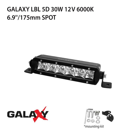 Proiector bara LED GALAXY LBL 5D 30W 12/24V 6000K