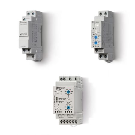 Releu de supraveghere/monitorizare și control - 2 contacte, 8 A, Fara memorarea defectului, 208...480 V, C (contact comutator), C.A. (50/60Hz), Supravegherea retelei trifazate de C.A., Fara valori reglabile, Intarziere la deconectare fixa