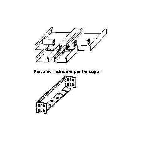 Element de capat sau reductie 50x35mm