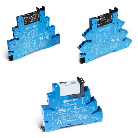 Interfața modulara - 1 contact, 6 a, c (contact comutator), 12 v, standard, c.a. (50/60hz)/c.c., agni, releu electromecanic (emr), terminale cu ”prindere rapida”, standard