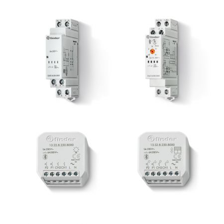 Releu pas cu pas electronic - 1 contact, 16 A, Pas cu pas/Monostabil, montare pe șina 35 mm (EN 60715) , 35 mm lațime, 12 V, C.A. (50/60 Hz)/C.C., Standard