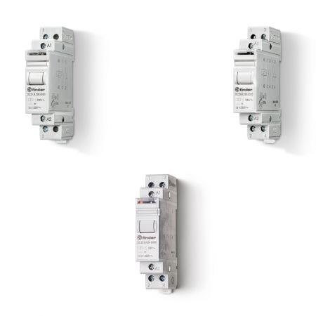 Releu pas cu pas electromecanic modular - 1 ND – 2 secvente, 110 V, C.A. (50/60Hz), AgNi, Montare pe șina 35 mm (EN 60715), Standard