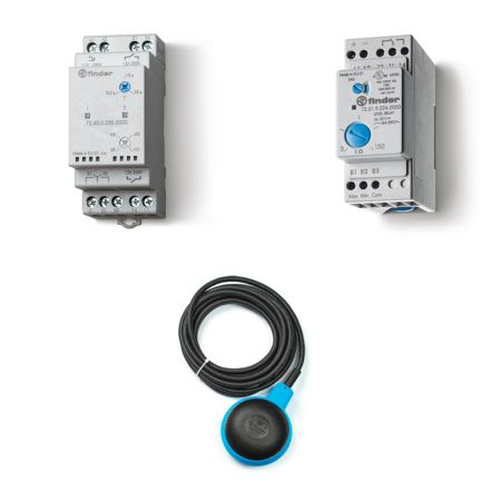 Releu de nivel - 1 contact, 16 A, Sensibilitate reglabila (5...150)kΩ, 24 V, Sensibilitate reglabila, C.C., Standard