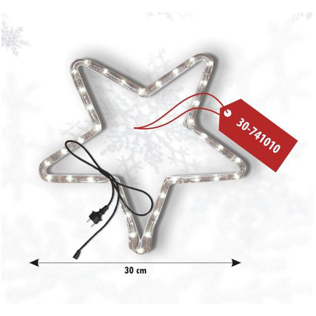 Steluta h 30cm Transparent