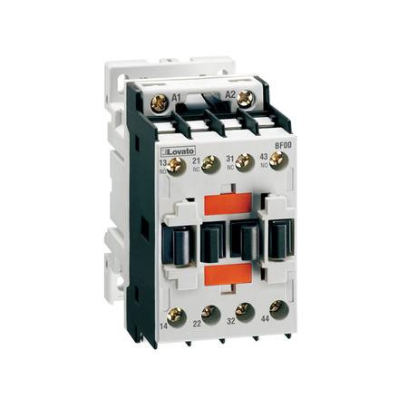 Releu contactor: AC AND DC, BF00 TYPE, AC bobina 50/60HZ, 24VAC, 2NO AND 2NC