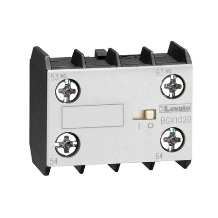 Contact auxiliar. SCREW TERMINALS, FOR BG SERIES MINI-CONTACTORS, 2NC