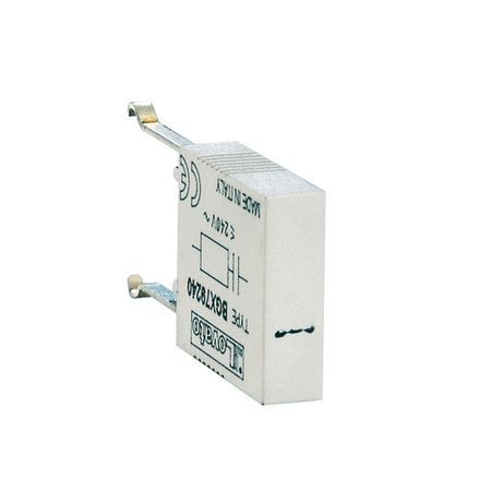 QUICK CONNECT SURGE SUPPRESSOR, FOR BG SERIES MINI-CONTACTORS, 125-240VAC/DC (VARISTOR)