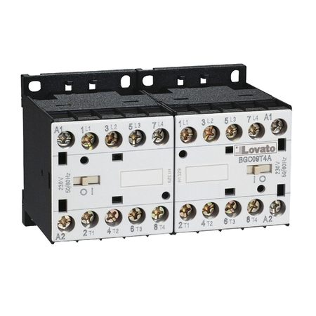 CHANGEOVER CONTACTOR ASSEMBLY, AC bobina, BUILT-IN INTERLOCK ONLY, 20A AC1 IN AC. bobina tensiune 24VAC 60HZ