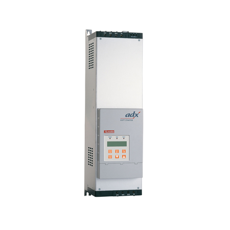 SOFT STARTER, ADX TYPE, FOR SEVERE DUTY (STARTING CURRENT 5•IE). WITH INTEGRATED BY-PASS CONTACTOR, 110A