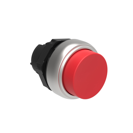 Push-push button actuator Ø22mm platinum series, extended. push on-push off, red