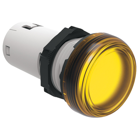 Lampa semnalizare cu LED, STEADY LIGHT Ø22MM PLATINUM SERIES, YELLOW, 12VAC/DC