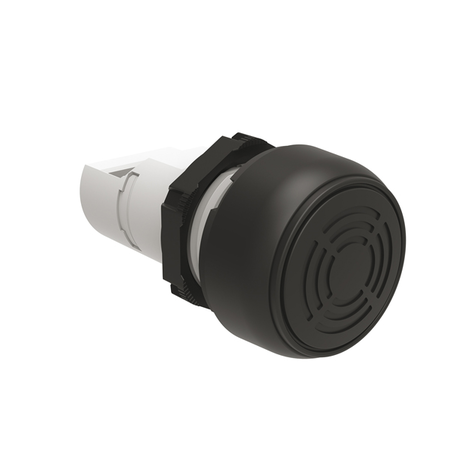 CONTINUOUS OR PULSE-TONE MONOBLOCK BUZZER Ø22MM PLATINUM SERIES, 18-30VAC/DC, IP66, IP67, IP69K, UL TYPE 4X - 80DB