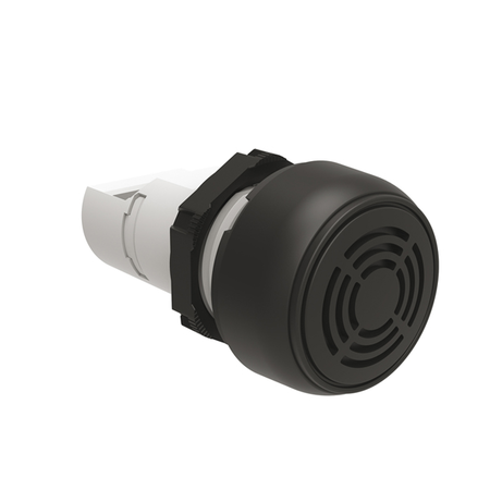 CONTINUOUS OR PULSE-TONE MONOBLOCK BUZZER Ø22MM PLATINUM SERIES, 85-140VAC/DC, IP40 - 90DB