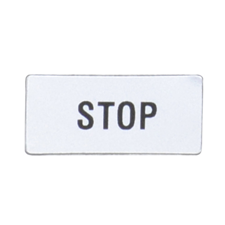 Eticheta cu text pentru LPX AU100 LEGEND HOLDER, STOP