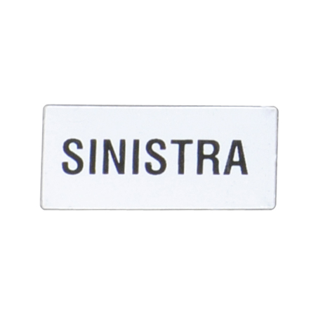 Eticheta cu text pentru lpx au100 legend holder, sinistra