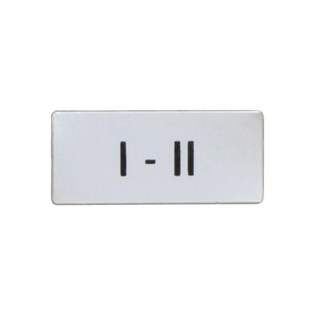 Eticheta cu text pentru LPX AU100 LEGEND HOLDER, INTERNATIONAL LABELS FOR SELECTOR SWITCHES, I - II