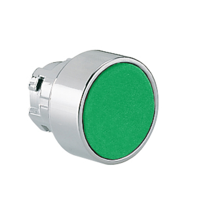 Push buton , diametru, Ø22MM 8LM METAL SERIES, FLUSH, GREEN