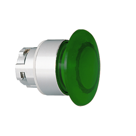 Buton ciuperca luminos, Ø22MM 8LM METAL SERIES, diametru, Ø40MM. GREEN