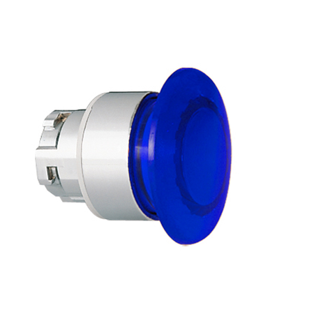 Buton ciuperca luminos, Ø22MM 8LM METAL SERIES, diametru, Ø40MM. BLUE