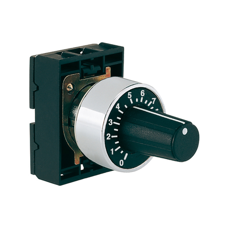 POTENTIOMETER DRIVE, Ø22MM 8LM METAL SERIES, WITH GRADUATED SCALE