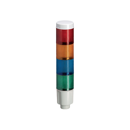 STEADY LIGHT MODULE. Ø45MM. BUILT-IN LED CIRCUIT. GREEN, BLUE, ORANGE, RED, 24VDC