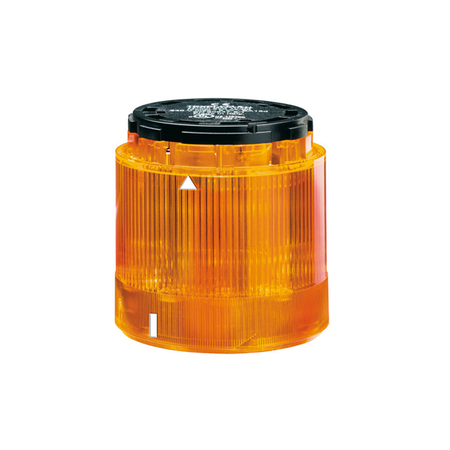 STEADY LIGHT MODULE. Ø70MM BA15D FITTING, DIRECT SUPPLY, ORANGE